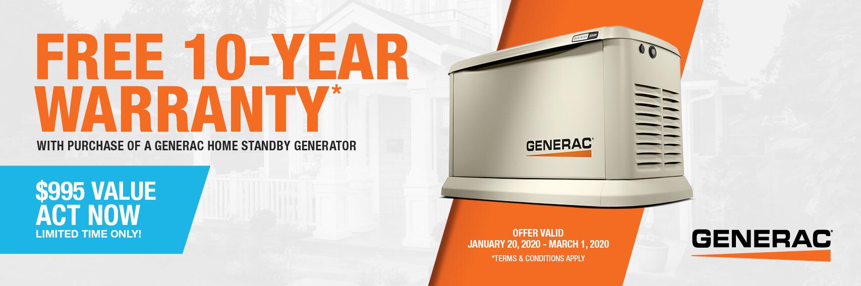 Homestandby Generator Deal | Warranty Offer | Generac Dealer | Waynesville, NC